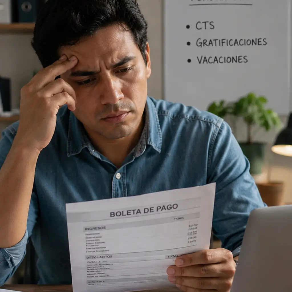 Reclamar beneficios sociales impagos CTS, gratificaciones y vacaciones
