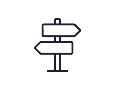 Determinación de la vía adecuada