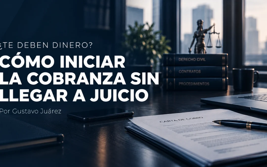 ¿Te deben dinero? Cómo iniciar una cobranza sin llegar a juicio
